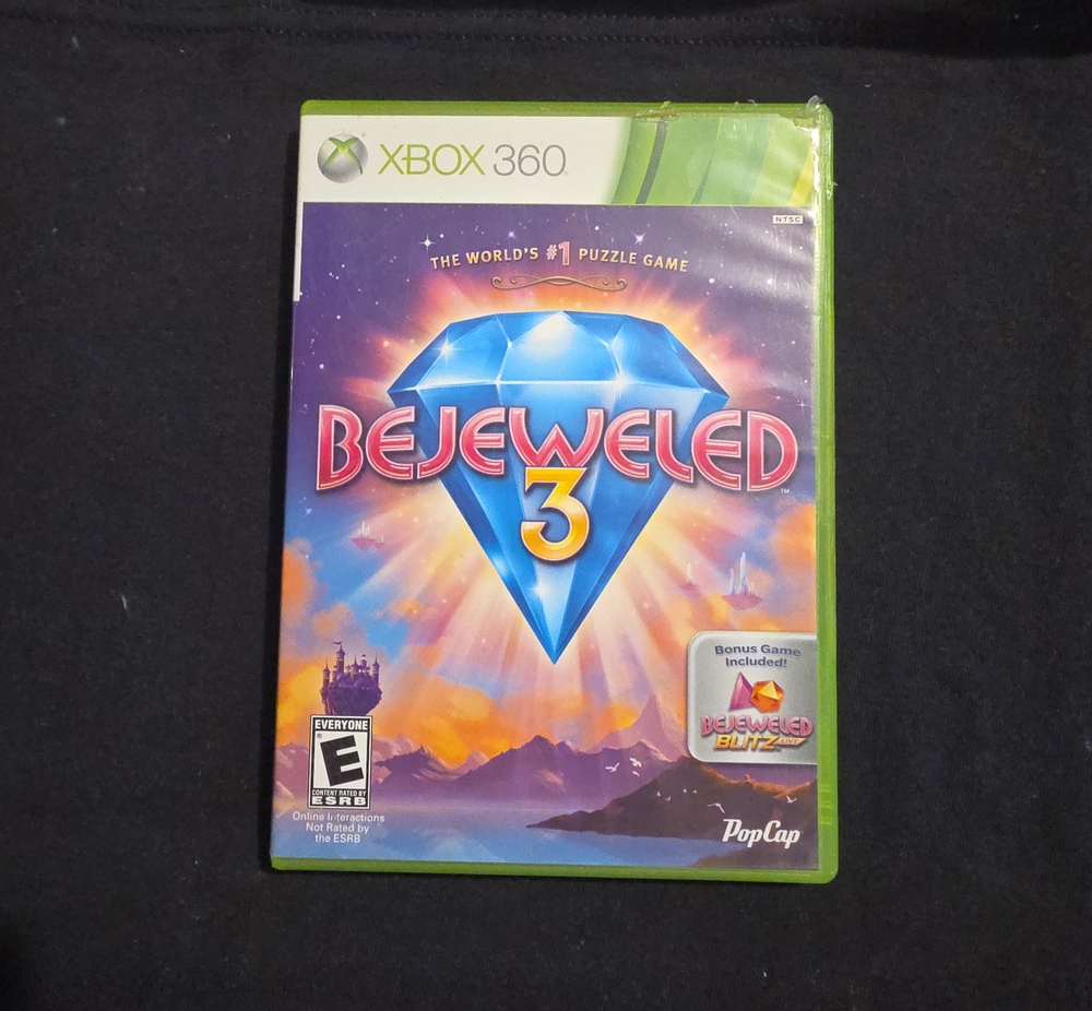 Bejeweled 3 Xbox 360 Game - Purple/Blue
